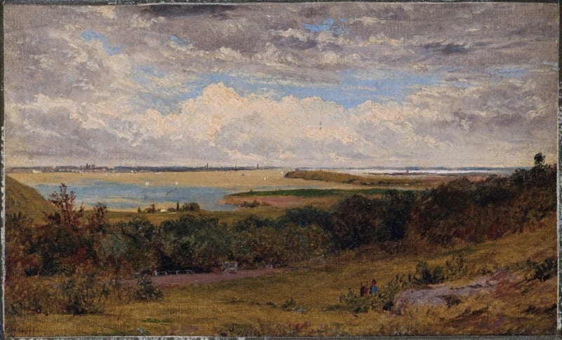 John Henry Hill - Study for ‘View of New York City from New Jersey’