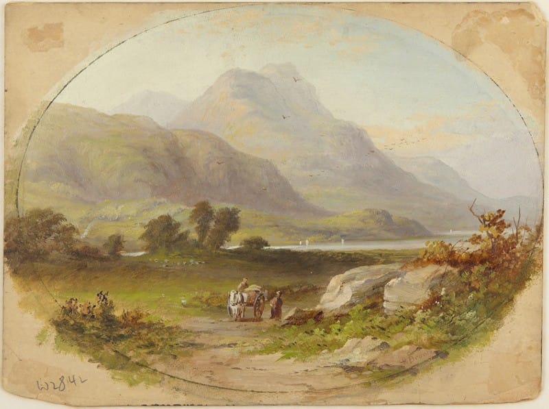 Patrick Branwell Brontë - Mountainous Landscape