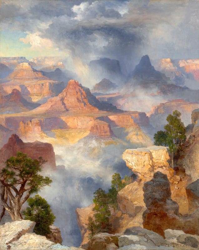 Thomas Moran - Grand Canyon, Colorado River