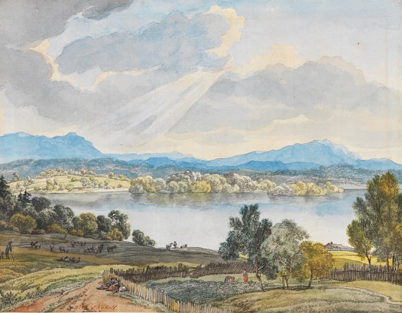 Wilhelm von Kobell - Blick über den Staffelsee
