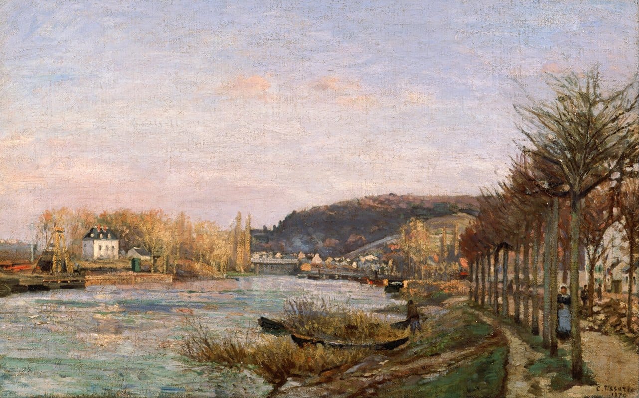Camille Pissarro - The Seine at Bougival