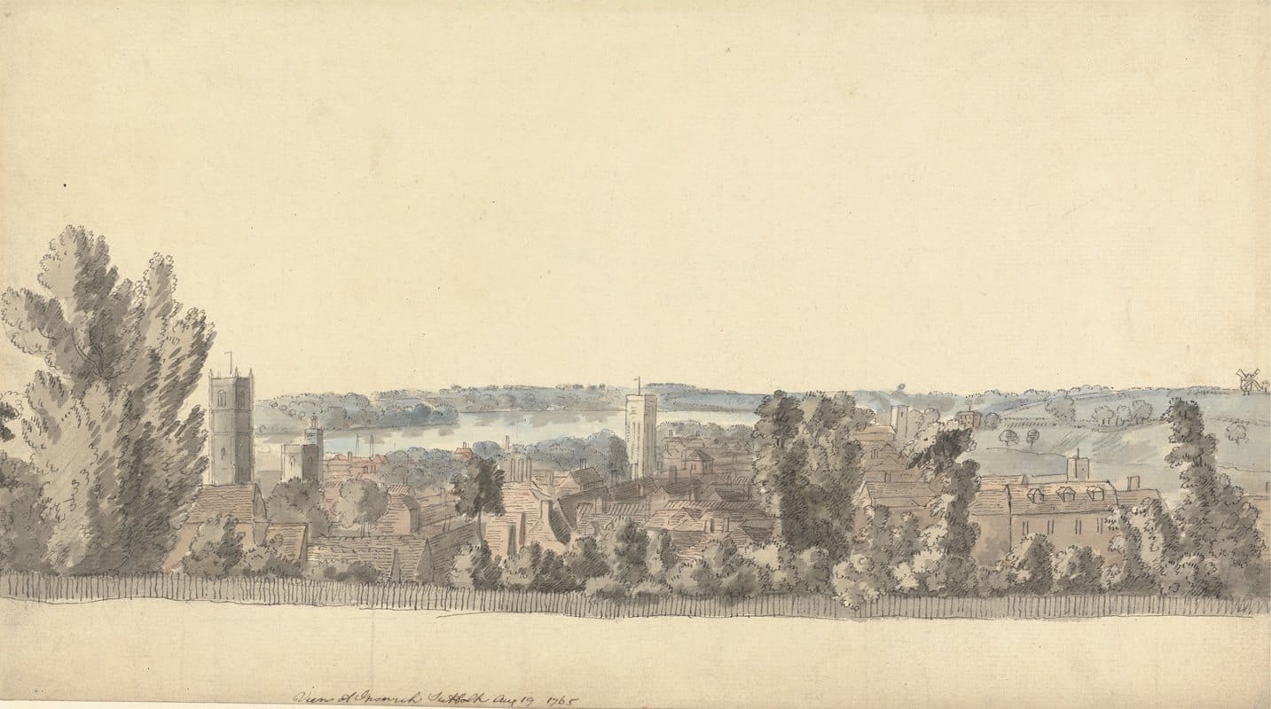 Capt. Francis Grose - View of Ipswich, Suffolk