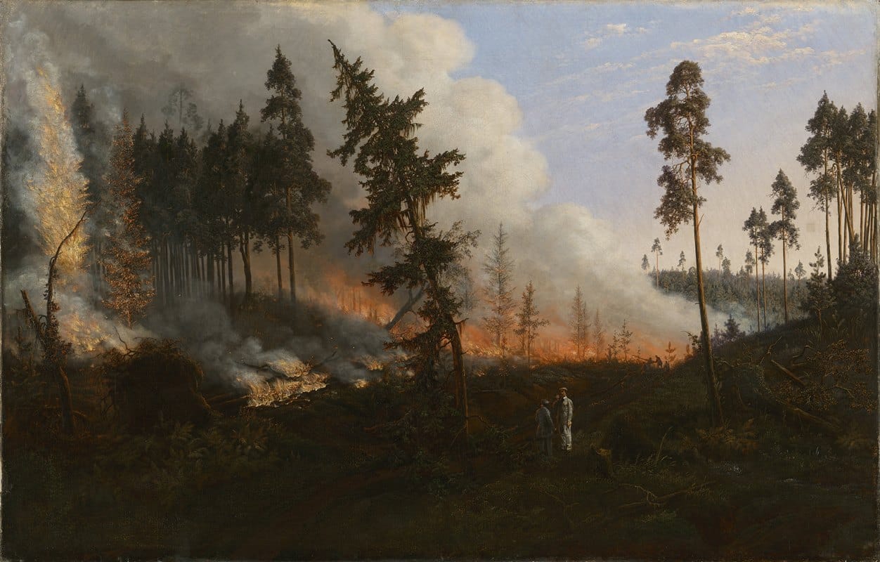 Vincentas Dmachauskas - Forest fire