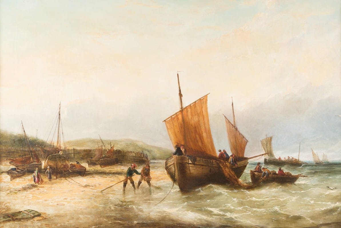 George D. Callow - Returning fishing boats