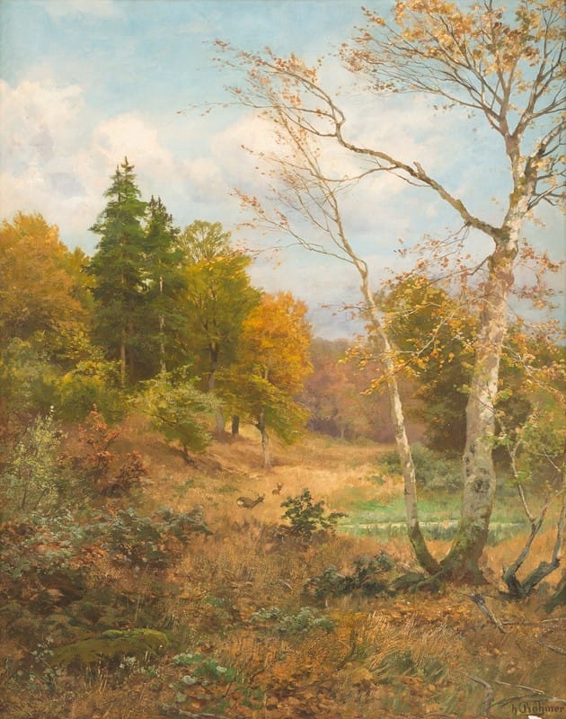Heinrich Böhmer - Autumn forest