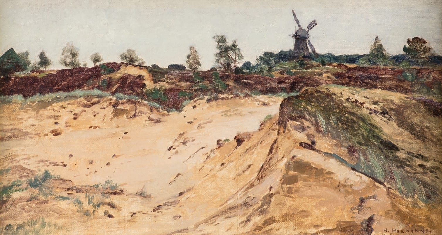 Heinrich Hermanns - In the dunes