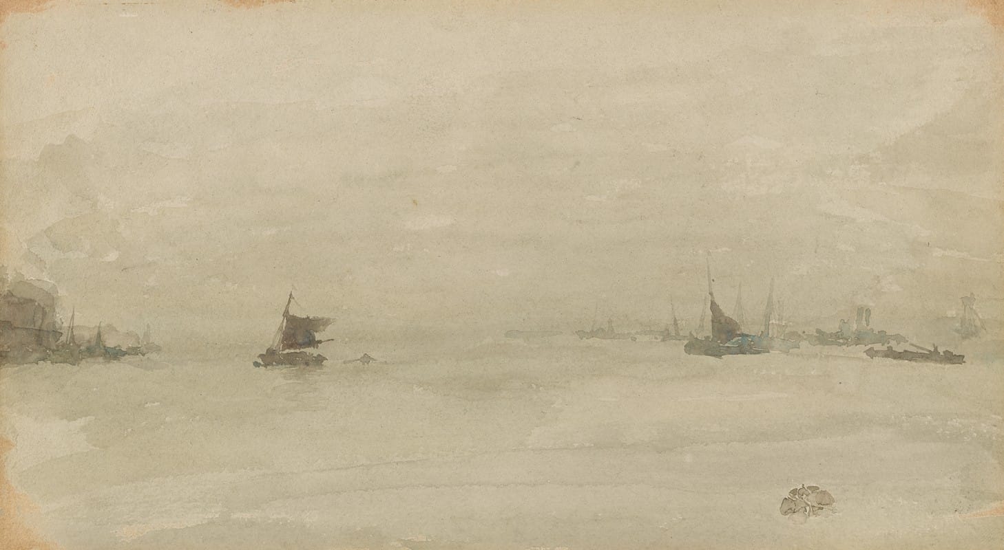 James Abbott McNeill Whistler - Grey and Silver–Liverpool