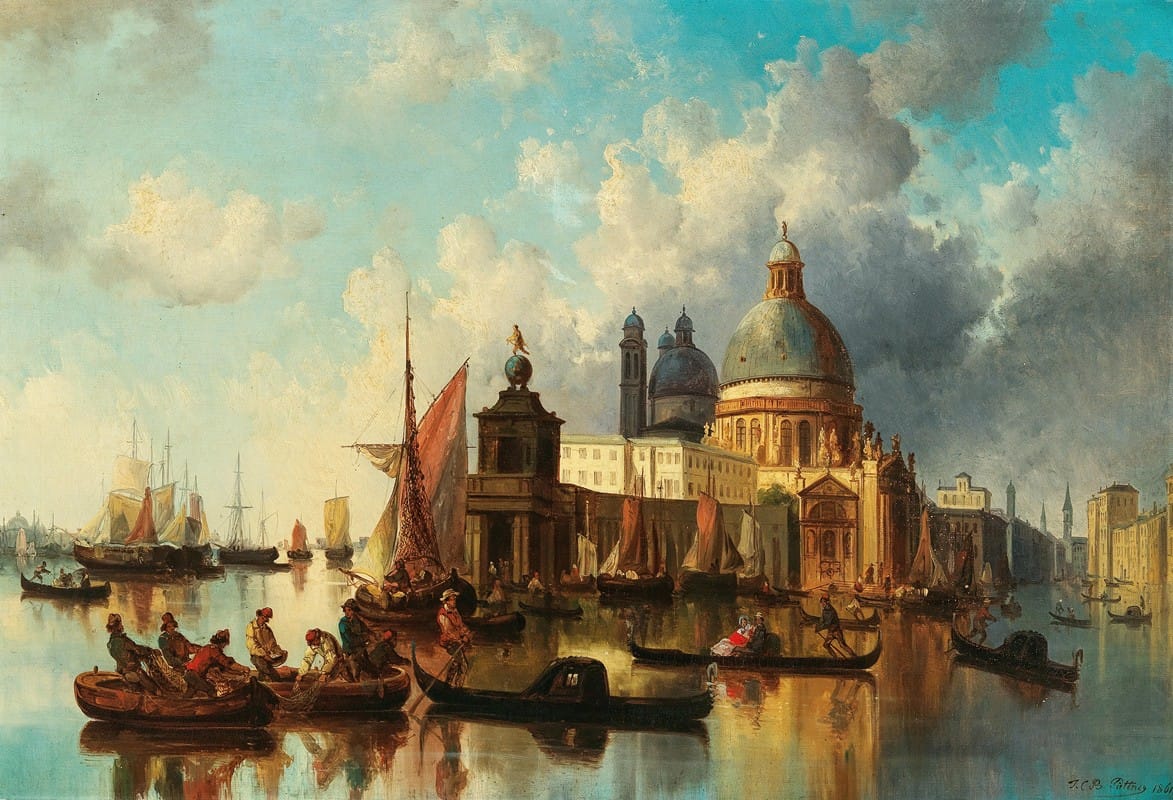 Josef Carl Berthold Püttner - Venice, Santa Maria della Salute