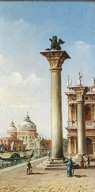 Marco Grubas - Venice, a View of Santa Maria della Salute from St Mark’s Column