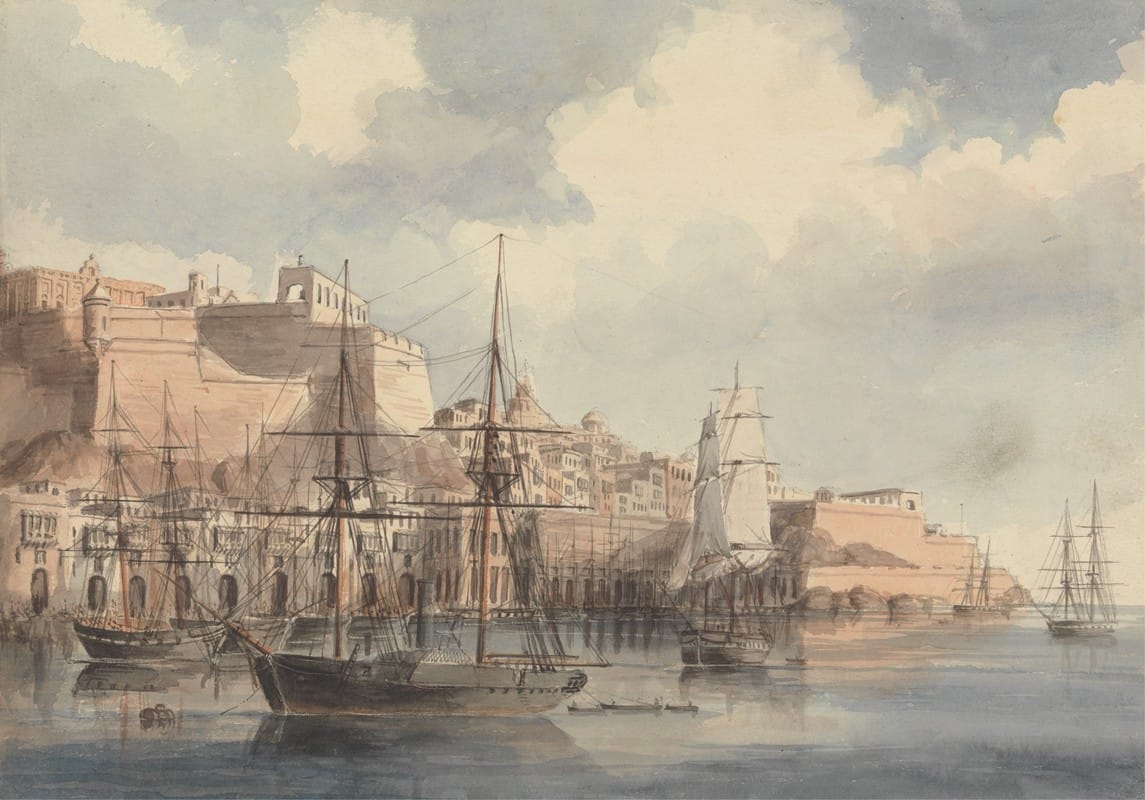 Charles Dyce - View at Malta