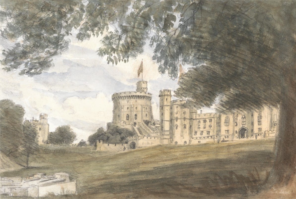 William Crotch - Windsor Castle View