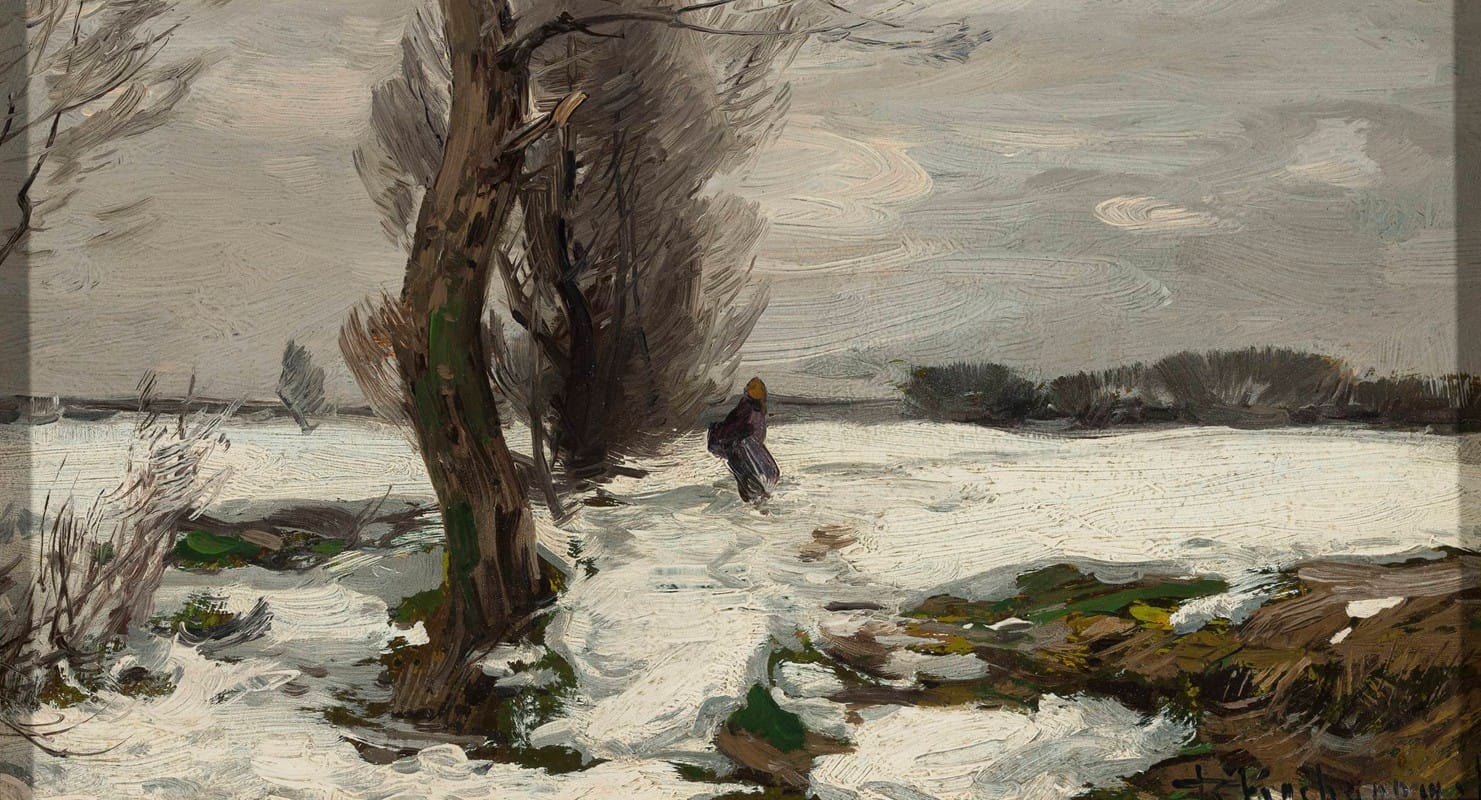 Roman Kazimierz Kochanowski - Winter landscape
