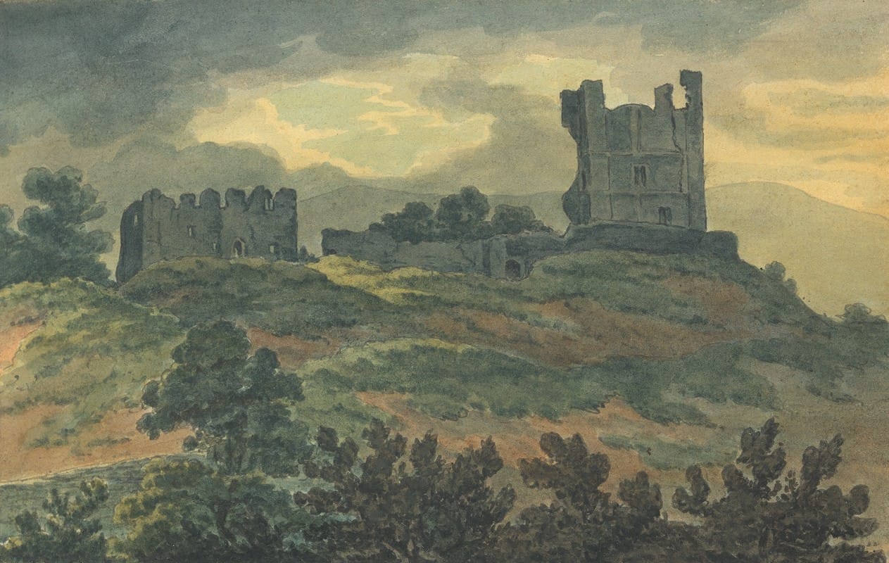 Thomas Bradshaw - Castle Ruins on a Hilltop