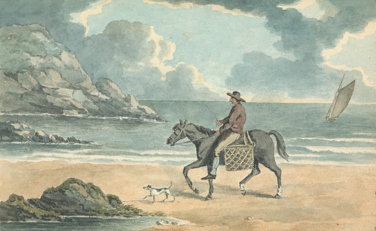 Thomas Bradshaw - Man Riding a Horse on the Beach