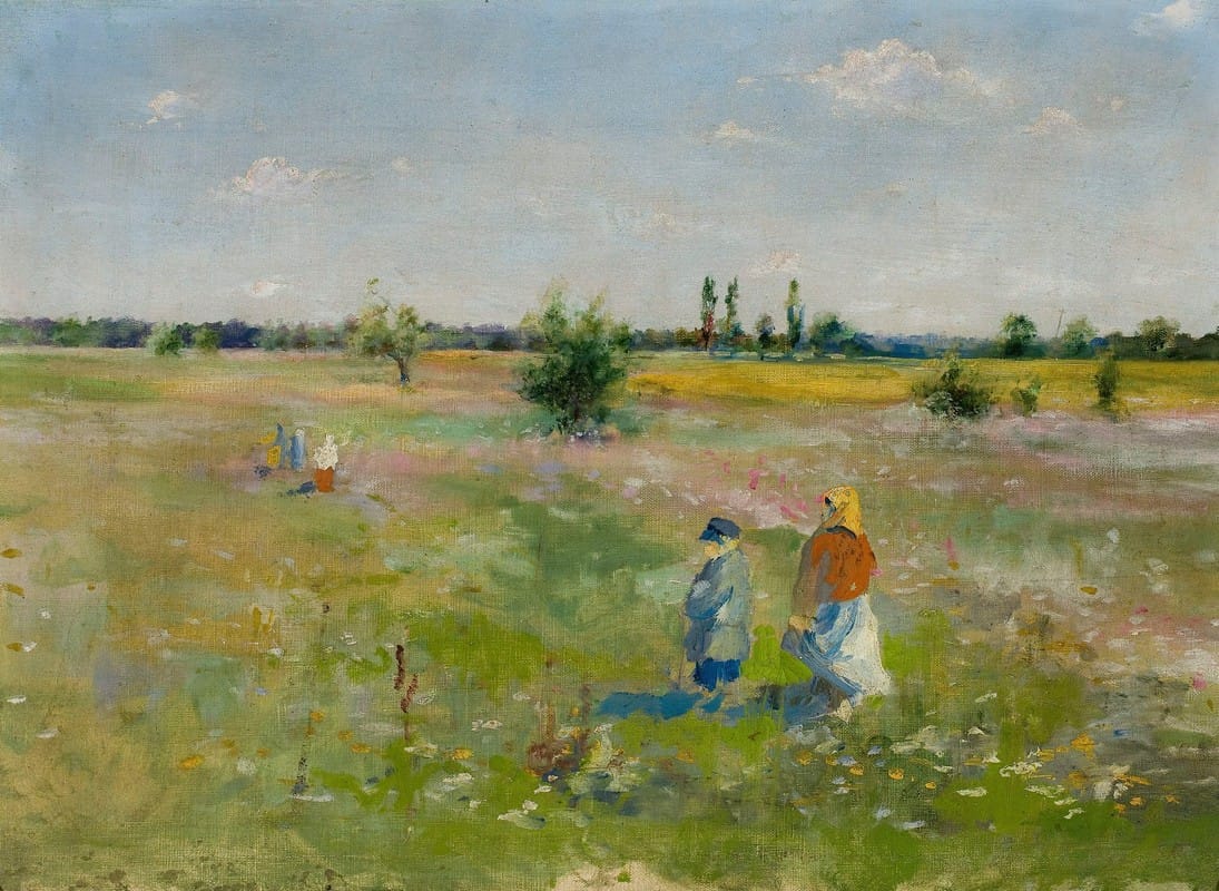 Władysław Podkowiński - In the meadow