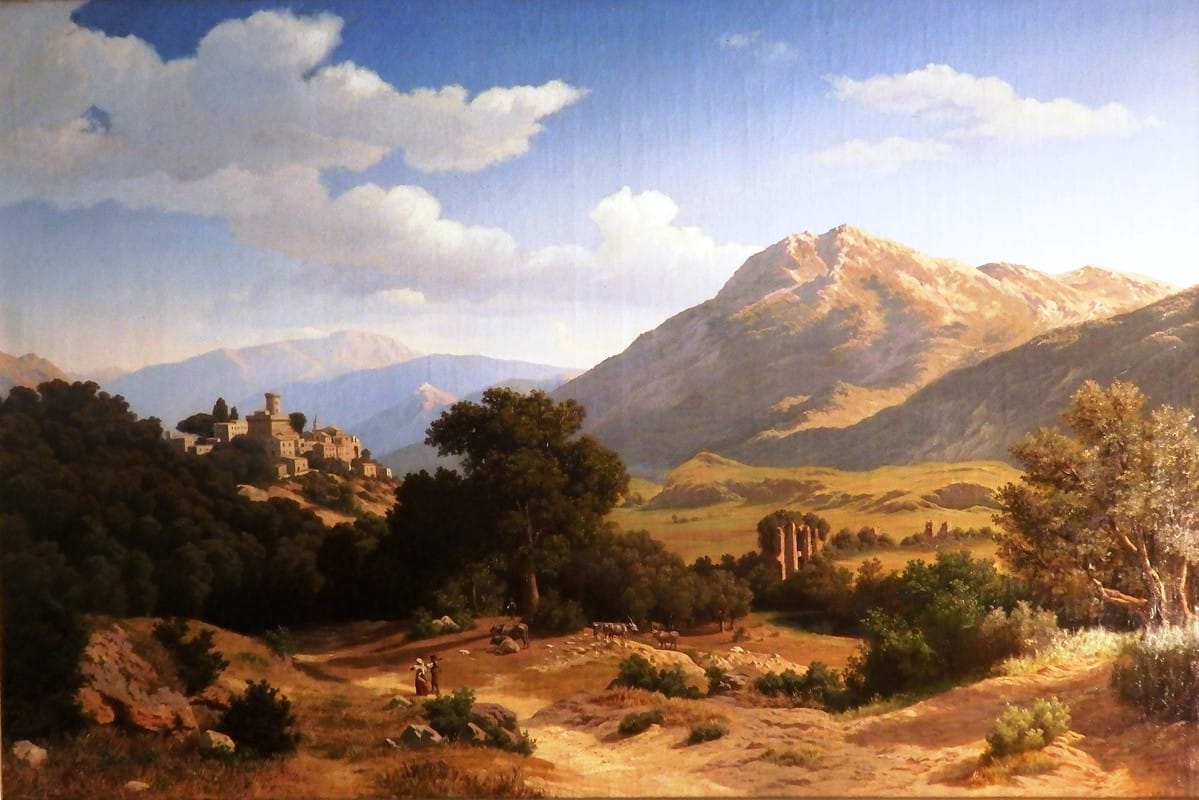 Arnold Overbeck - Landscape in the Sabine Mountains