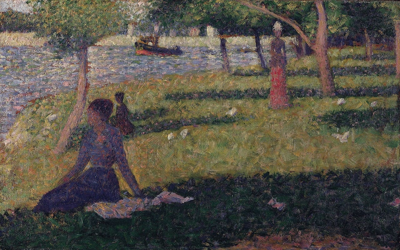 Georges Seurat - Étude pour ‘La Grande Jatte’ (Study for ‘La Grande Jatte’) 