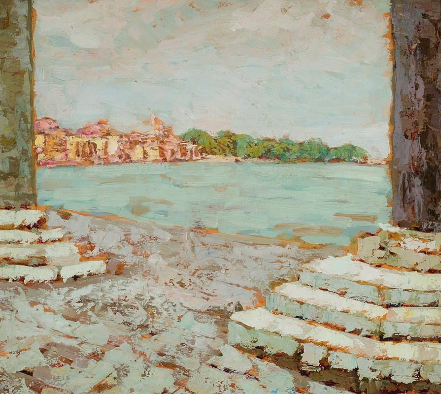 Jan Bohuszewicz - View from Piazzetta in Venice