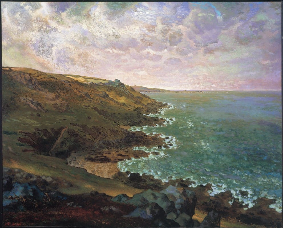 Jean-François Millet - Les falaises de Gréville (The Cliffs of Gréville)