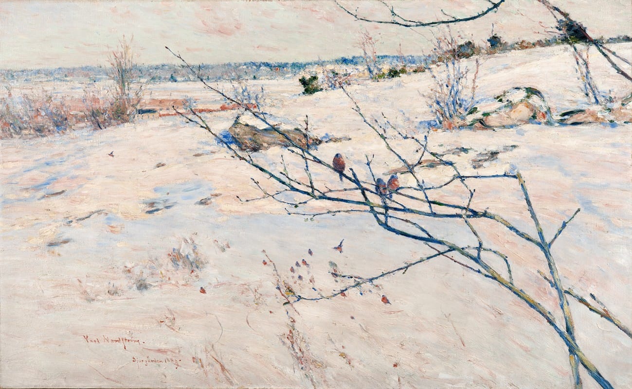 Karl Nordström - Winter Landscape