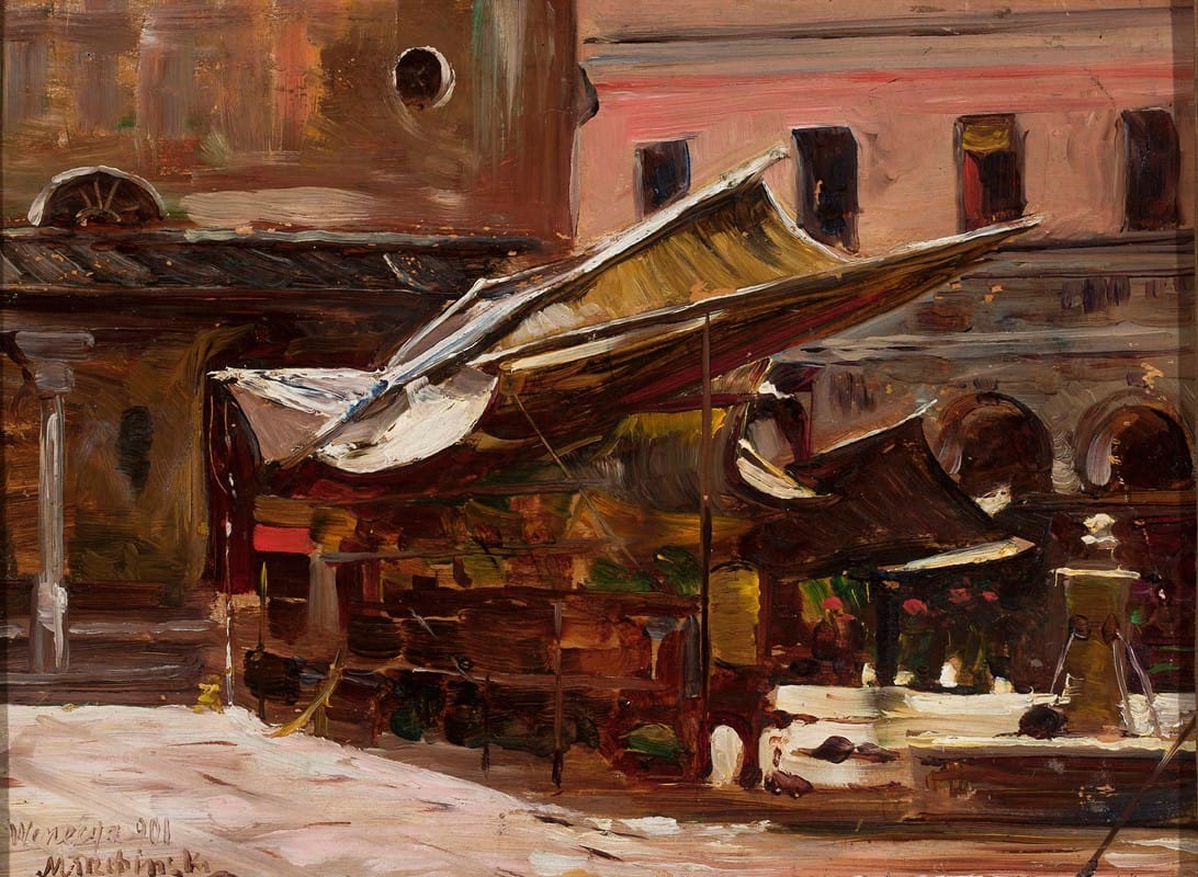 Marian Trzebiński - From a fair in Italy – Venice