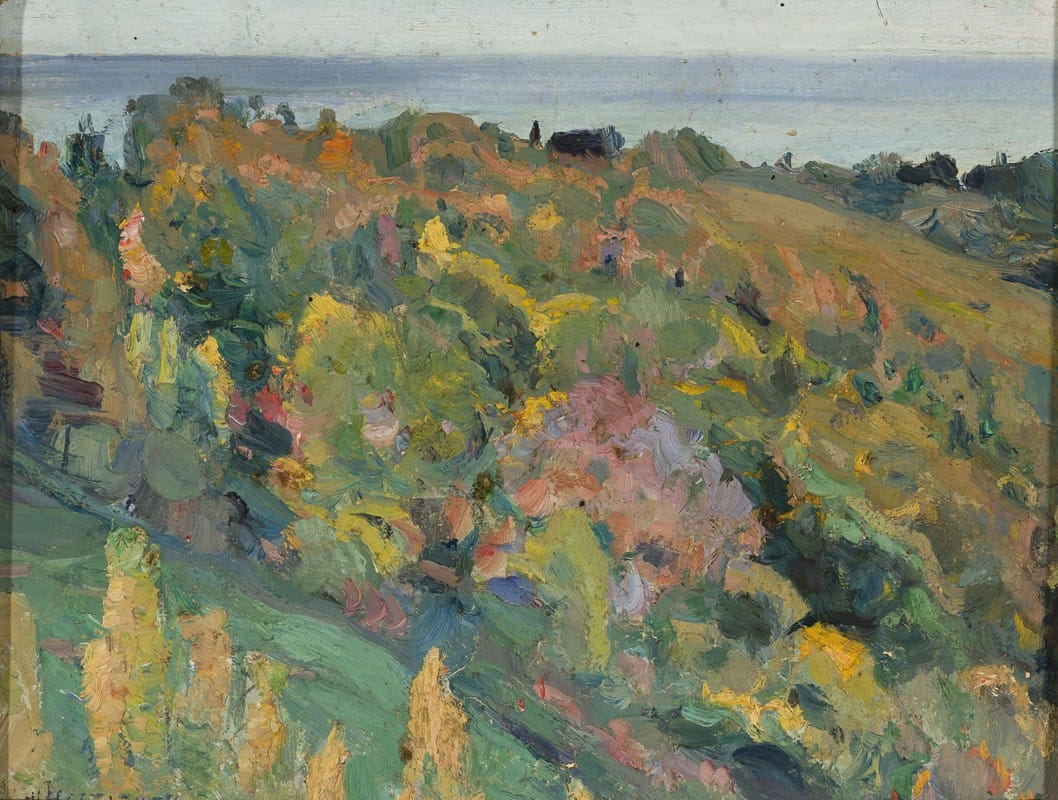 Mikhail Nesterov - Landscape study