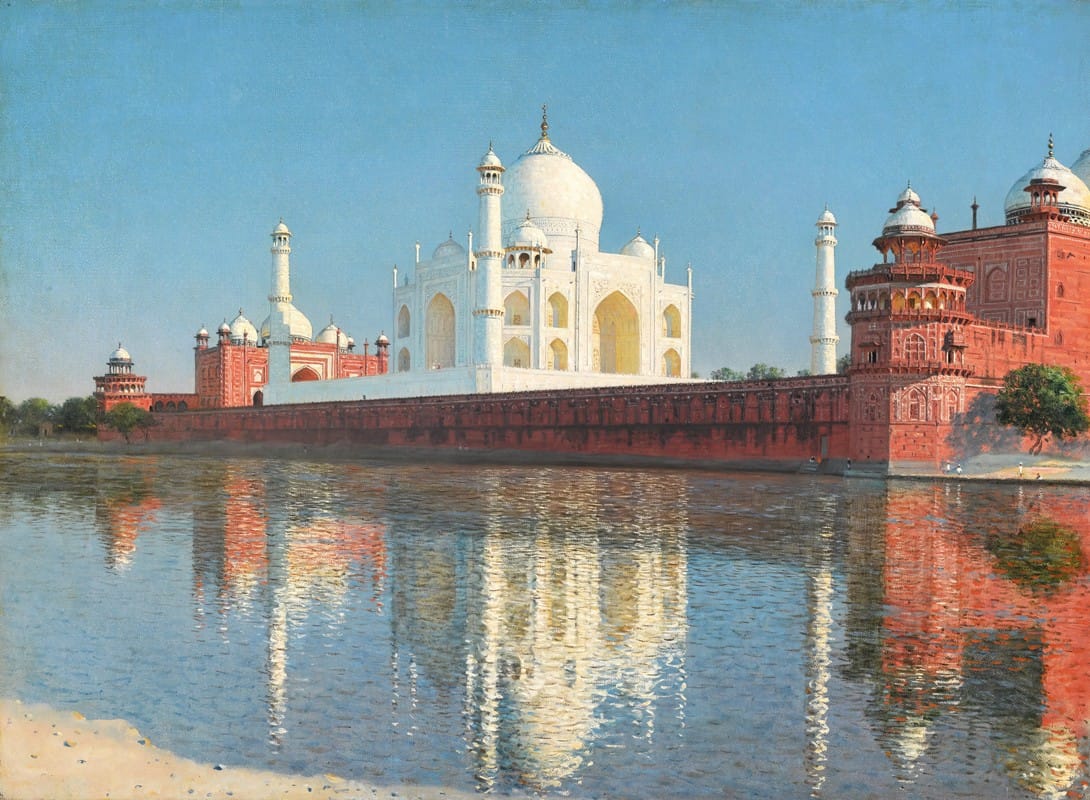 Vasily Vereshchagin - Taj Mahal Mausoleum, Agra
