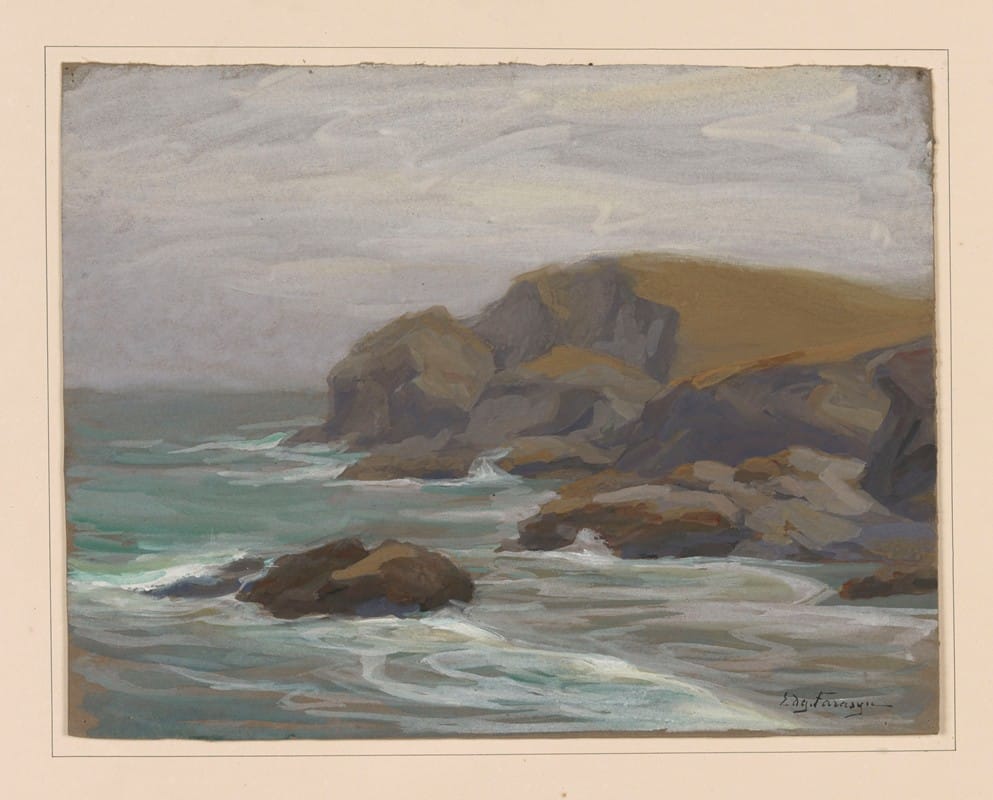 Edgard Farasyn - Seascape with Rocks
