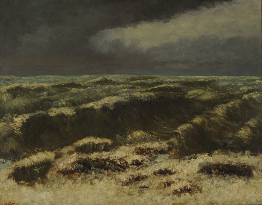 Gustave Courbet - Mer Orageuse