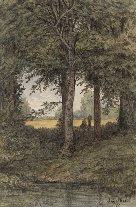Jules Goethals - Forest Landscape