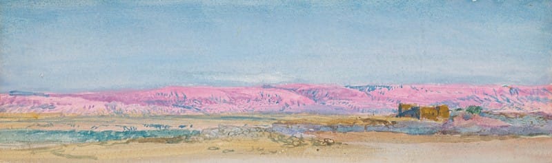 Arthur Ditchfield - A mountain landscape