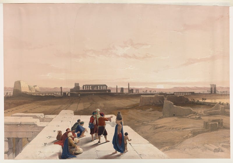 David Roberts - Ruins of Karnack [Karnak].