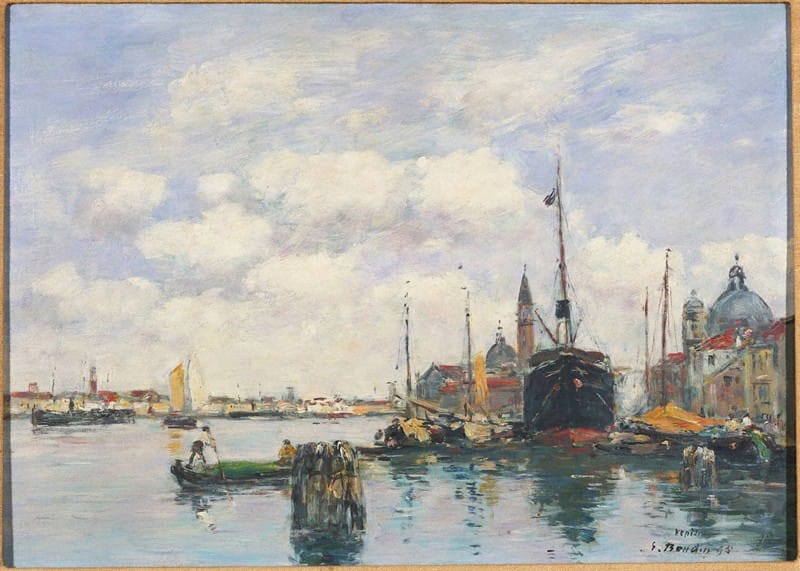 Eugène Boudin - Venice–Seascape at the Giudecca