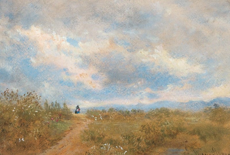 Franz Alt - A summer landscape