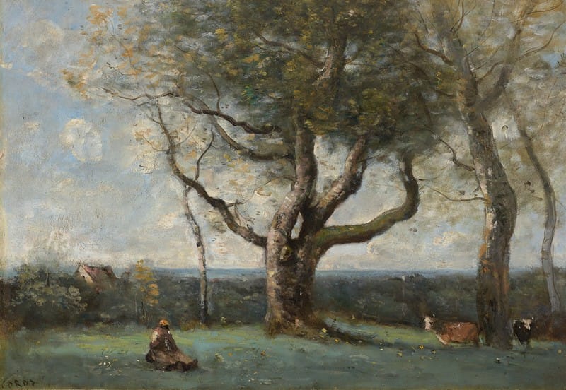 Jean-Baptiste-Camille Corot - Le gros arbre (environs de Gournay)