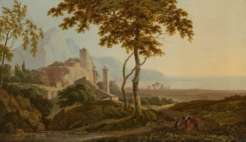 Joseph Wright of Derby - View of San Felice Circeo, Near Gaeta
