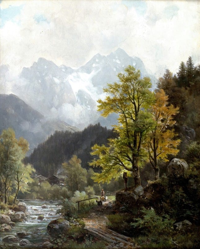 Ludwig Sckell - Partie im Berchtesgadener Land