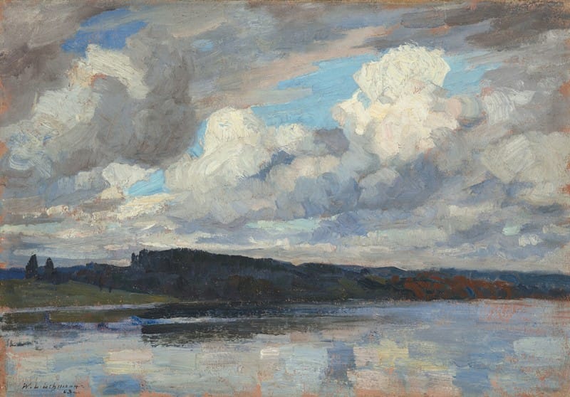 Wilhelm Ludwig Lehmann - Wolkenstimmung am Chiemsee