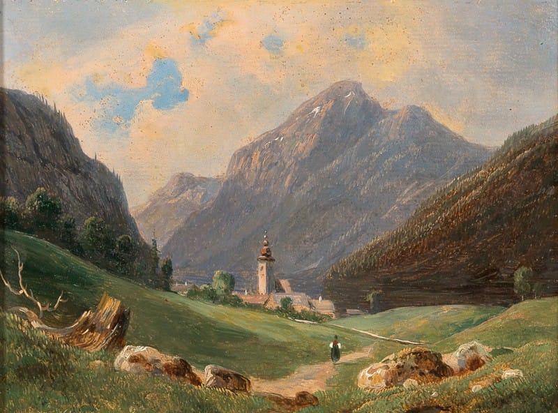 Wilhelm Steinfeld - A View of Tyrol