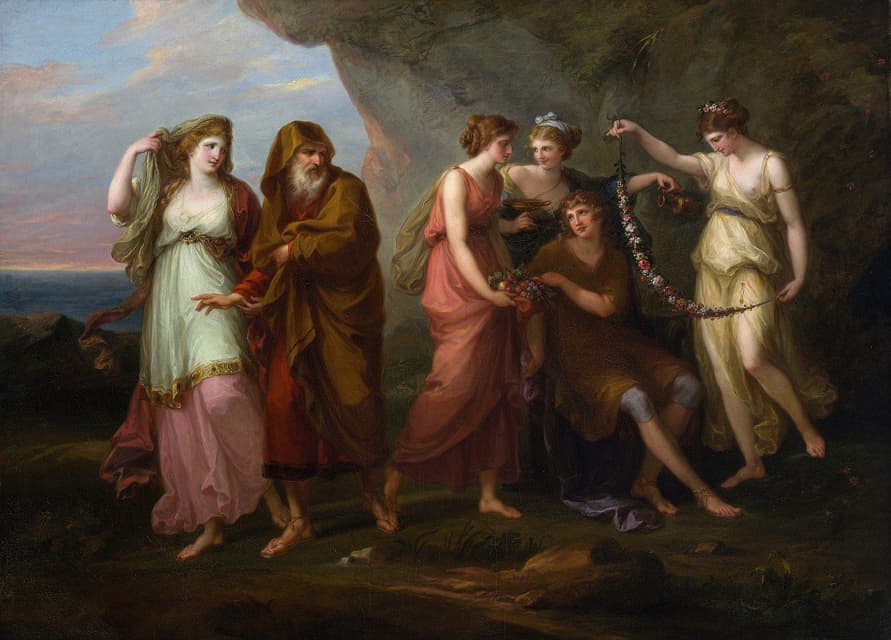 Angelica Kauffmann - Telemachus and The Nymphs of Calypso