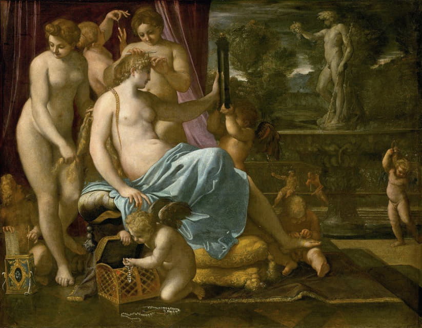 Annibale Carracci - Venus Adorned By The Graces