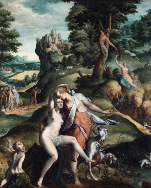 Bartholomaeus Spranger - Venus and Adonis