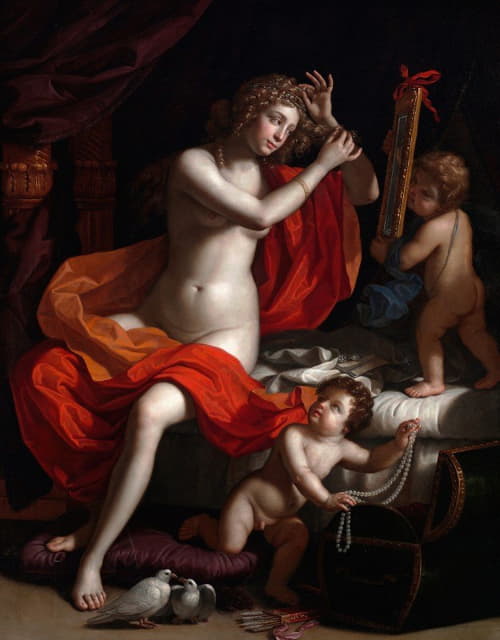 Benedetto Gennari - The Toilette of Venus