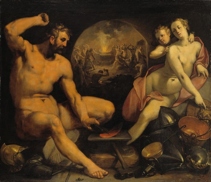 Cornelis Cornelisz Van Haarlem - Venus and Vulcan