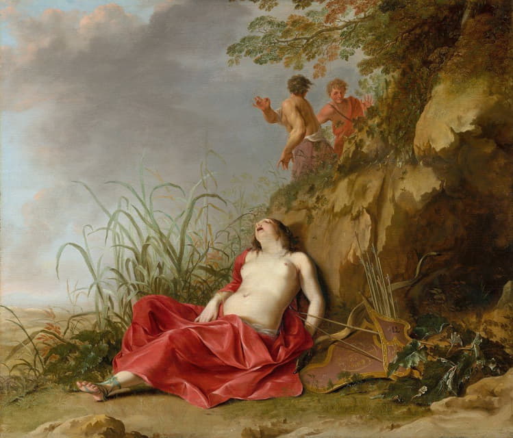 Dirck van der Lisse - A Hunting Nymph, Asleep