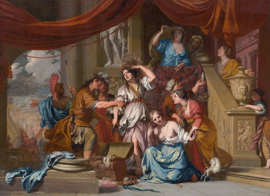 Gerard de Lairesse - Achilles Discovered Among The Daughters of Lycomedes