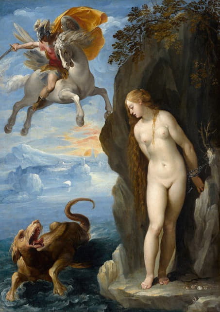 Giuseppe Cesari - Perseus Rescuing Andromeda