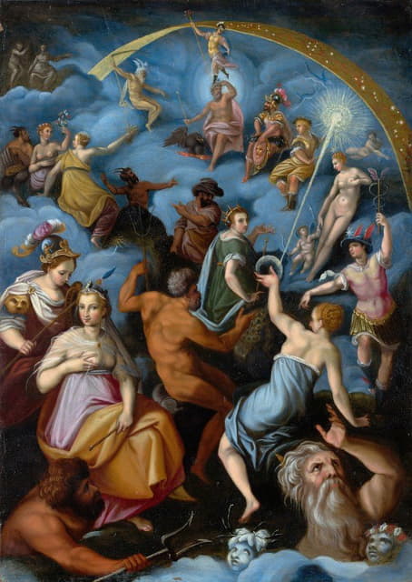 Jacopo Zucchi - The Assembly of The gods