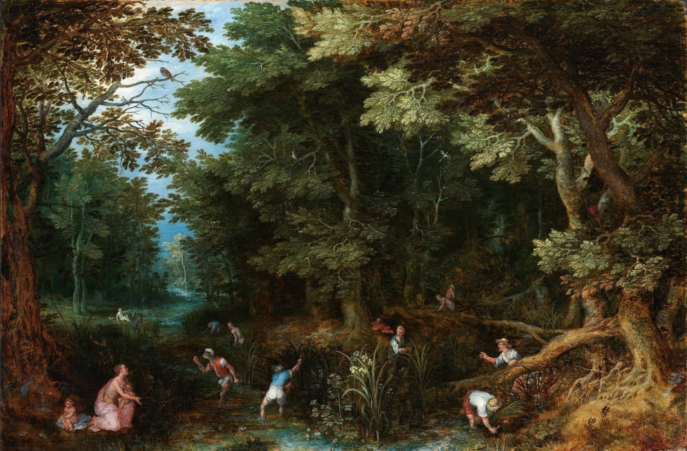 Jan Brueghel the Younger - Latona and The Lycian Peasants