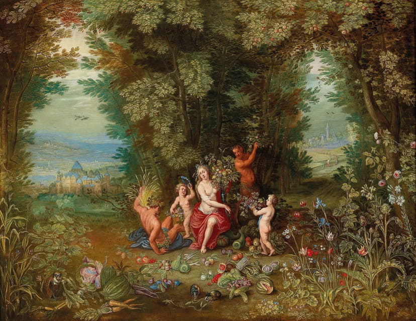Jan van Kessel the Younger - An Allegory of Earth